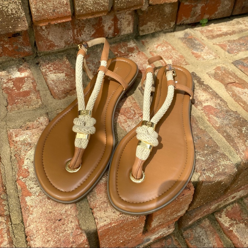 Michael Kors rope sandals like new